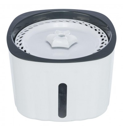Trixie Bebedouro/Fonte "FLOWER" - 2Lt - Branco/Cinza (TX24446)