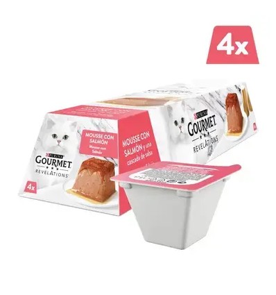 GOURMET Revelations Mousse com Salmão e uma cascata de molho 4x57gr