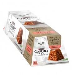 GOURMET Revelations Finos Pedaços em Gelatina com Salmão
