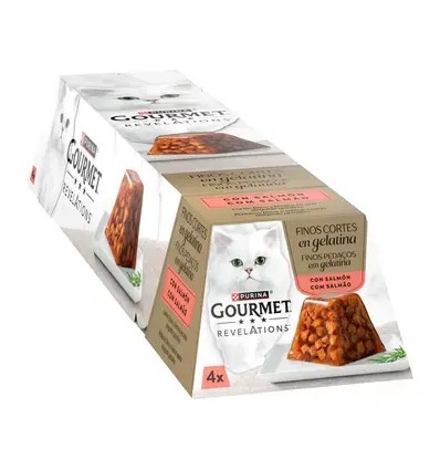 GOURMET Revelations Finos Pedaços em Gelatina com Salmão
