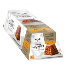 GOURMET Revelations Finos Pedaços em Gelatina com Frango