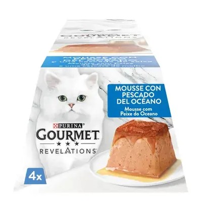 GOURMET Revelations Mousse com Peixe do Oceano e uma cascata de molho
