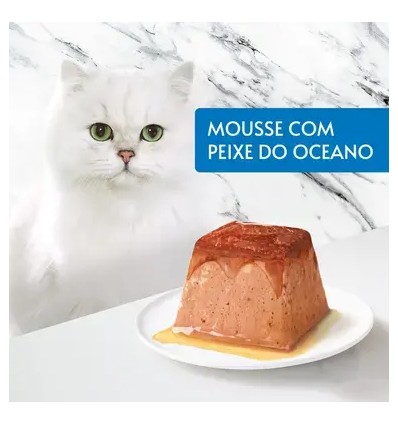 GOURMET Revelations Mousse com Peixe do Oceano e uma cascata de molho