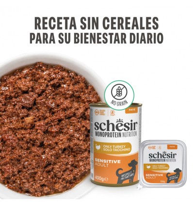 Schesir Cão Húmidos Sensitive Perú Monoprotein