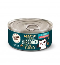 Lily´s Kitchen Gato Húmidos Shredded Fillets in Broth Tuna with Salmon