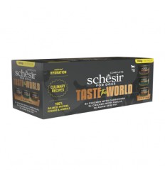 Schesir Cão Húmidos Taste the World Pack 3 sabores 6x150gr