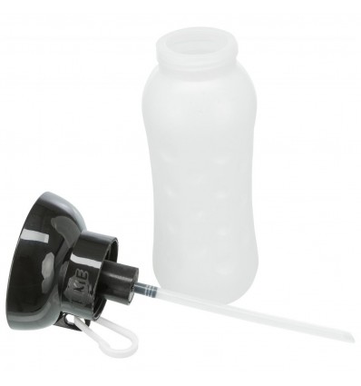 Garrafa em plástico com Bebedouro Trixie cor sortida 550ml (TX24609)
