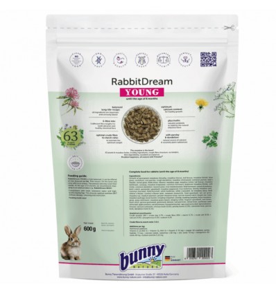 Bunny Nature Alimento Sonho p/ Coelho Jovem 750gr