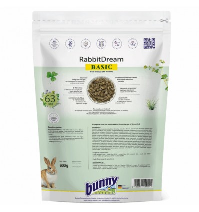 Bunny Nature Alimento Sonho Básico p/ Coelhos 750gr