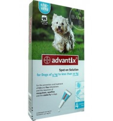 Advantix 100 Cão - dos 4kg aos 10kg