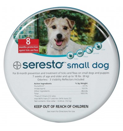 Seresto Cão + 8kg - 70cm