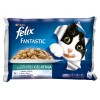 Purina Gatos Húmidos Felix Fantastic Banquete do Mar 4x100gr