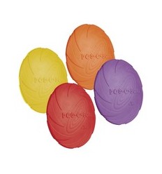 Brinquedo Trixie Disco Voador em Borracha Natural Flutuante (18cm) cor sortida (TX33501)