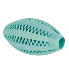 Brinquedo Trixie DentaFun Bola de Rugby de Borracha com Menta 11cm (TX3290)
