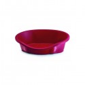 Cama Imac Plástico Oval p/ Cão Vermelha Tamanho XS (50 x 38 x 20.5 cm)