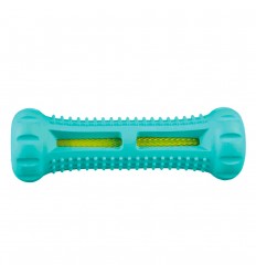 Brinquedo Trixie DentaFun Osso Borracha Natural com Recheio em Corda 14cm (TX34847)