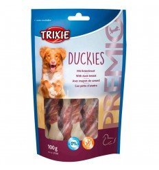 Ossos Cálcio Trixie p/ Cão c/ Filete Peito Pato (DUCKIES)100gr.