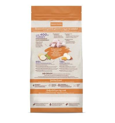 Nature's Variety Original Cão Sem Cereais Medium/Maxi Salmão 