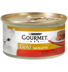 Purina Gourmet Gold Tartelette Carne de Vaca e Tomate lata 85gr